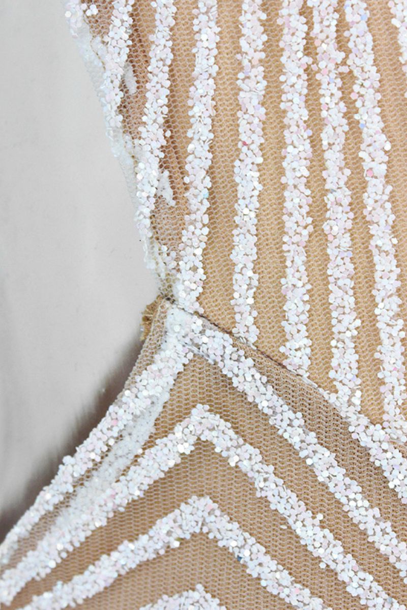 CHRISTINA | DIAMANTÉ V-AUSSCHNITT KLEID