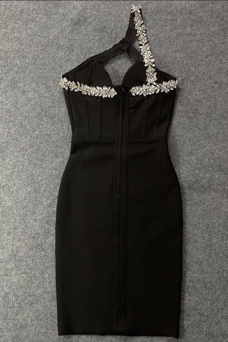 SANDRINA DIAMANTÉ-CUT-OUT-KLEID