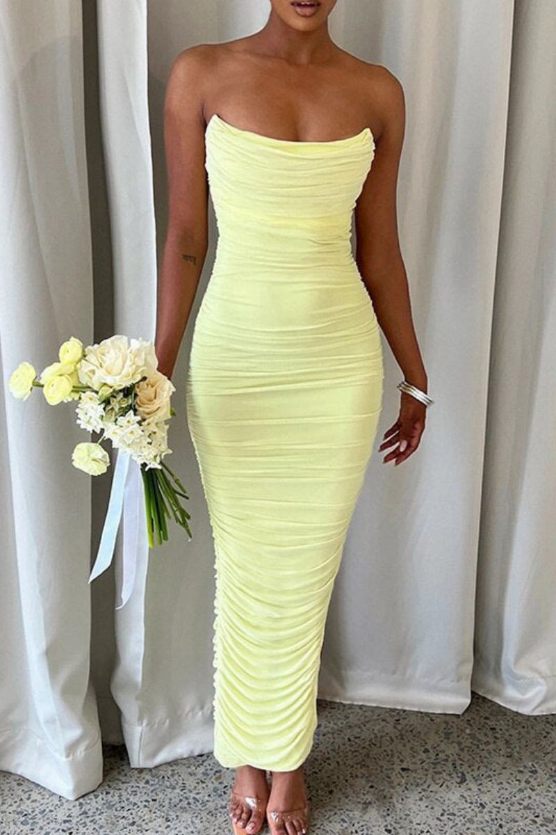 ELEGANTES NETZKLEID