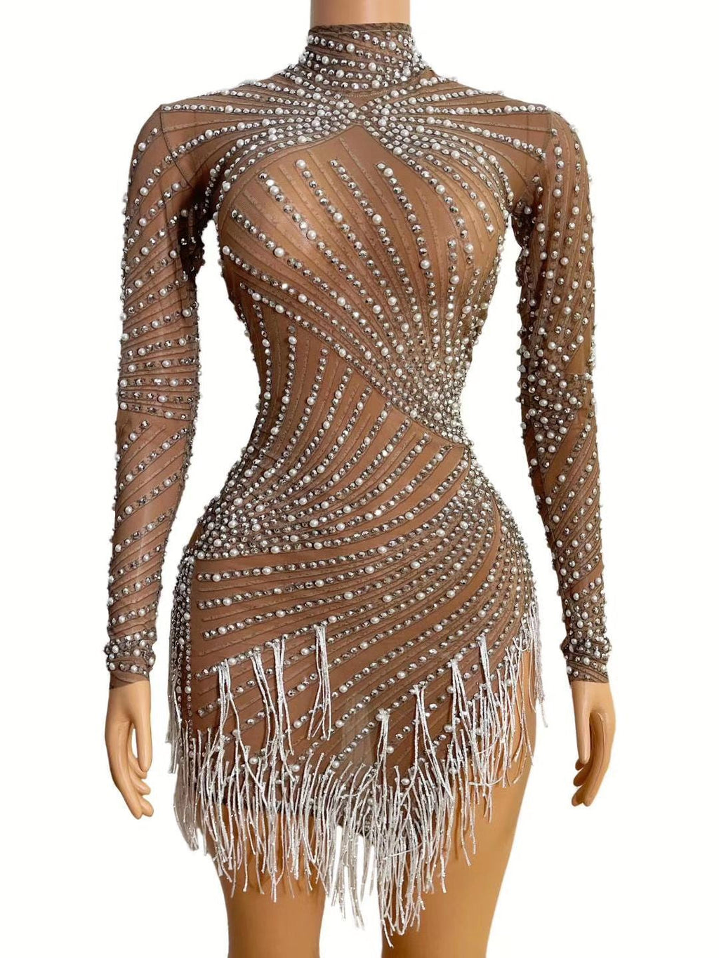 CHANELA DIAMANTÉ-KLEID