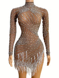 CHANELA DIAMANTÉ-KLEID