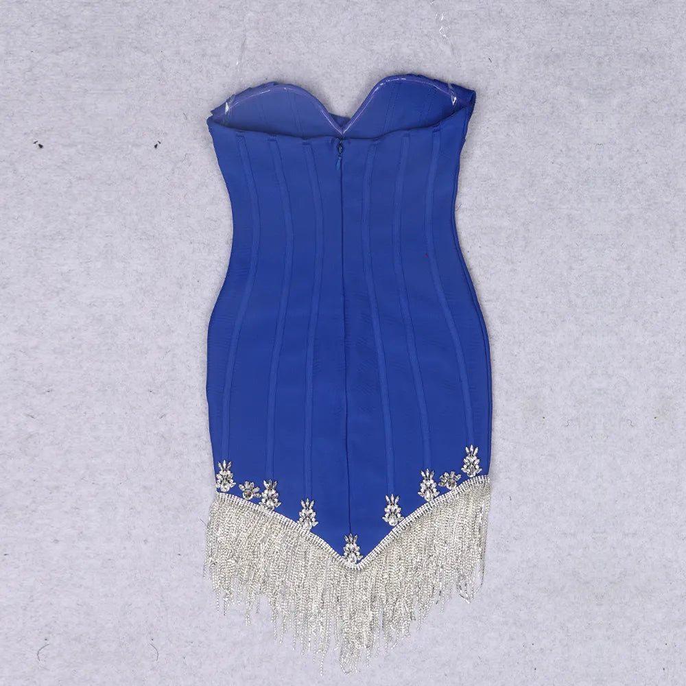 CANDY STRASS - Mini-Bandage-Kleid