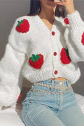 Beere | Strickjacke