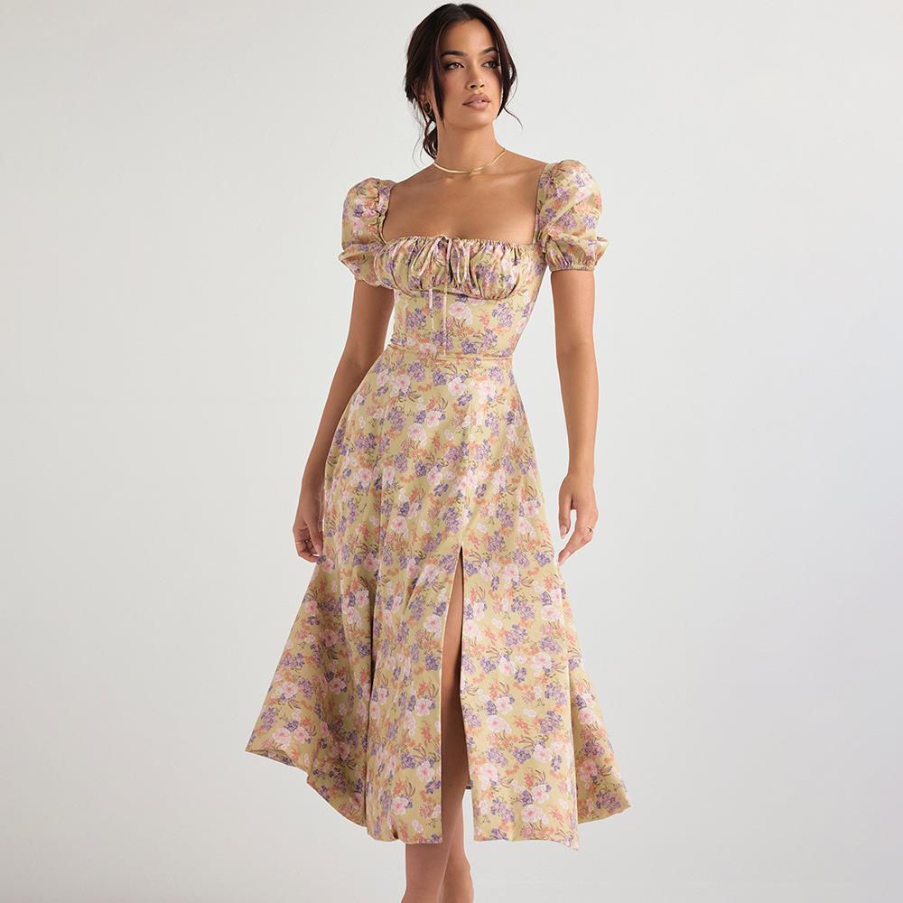 ROSY | SATIN KLEID VIOLETT
