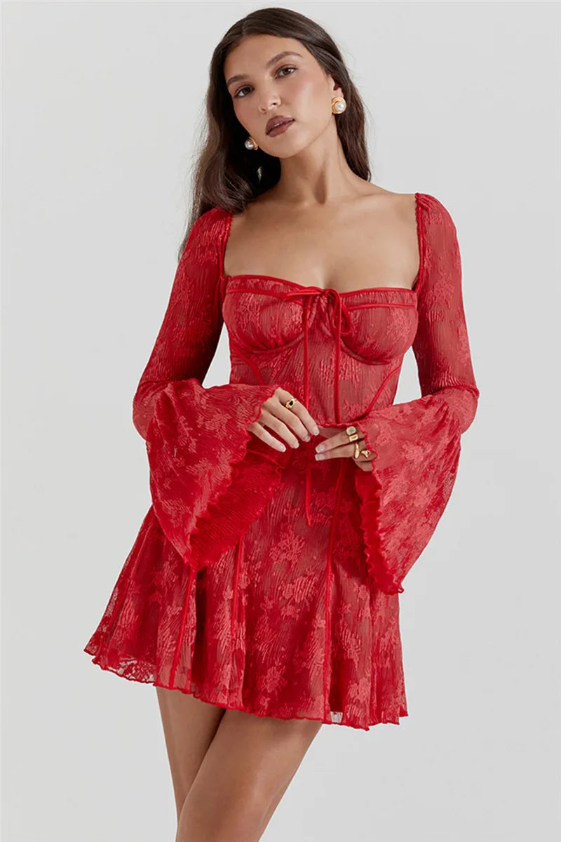 Rosiges Traumkleid