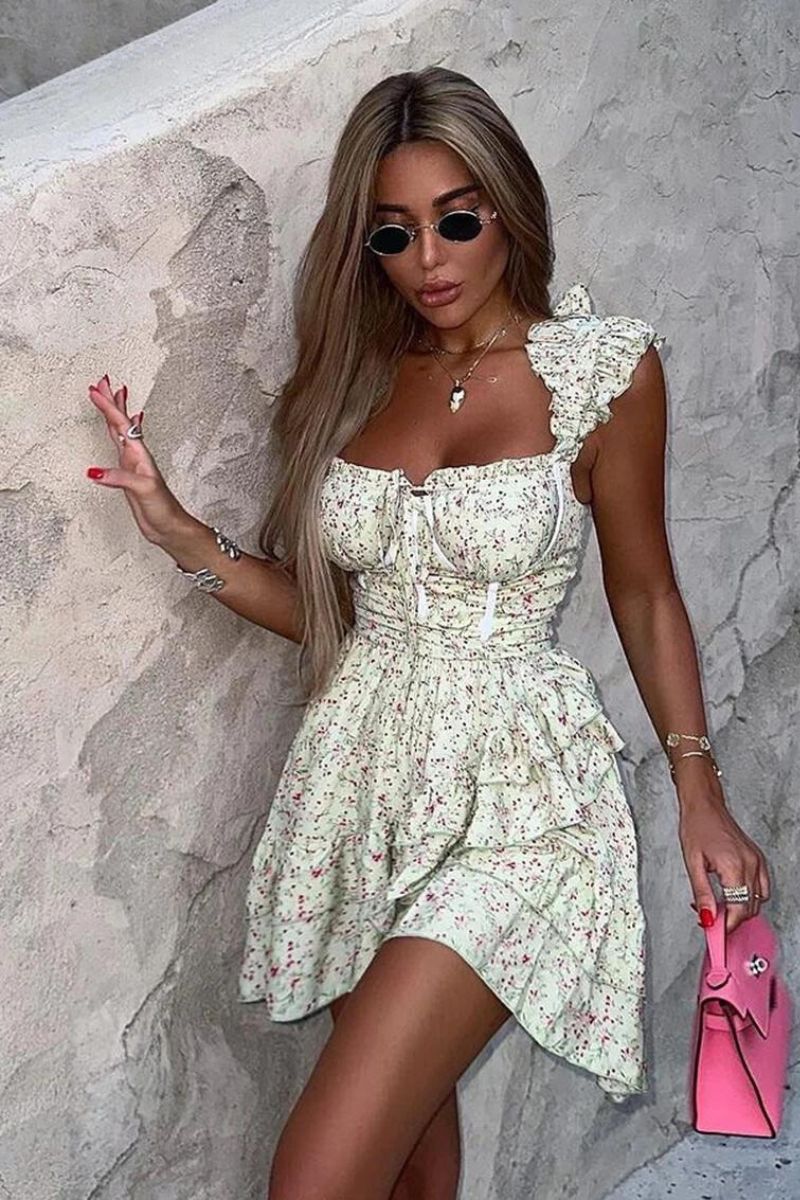 MOLINA BLUMENKLEID