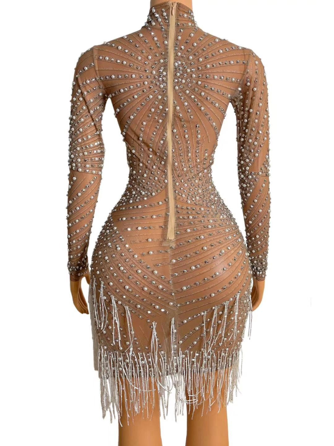 CHANELA DIAMANTÉ-KLEID