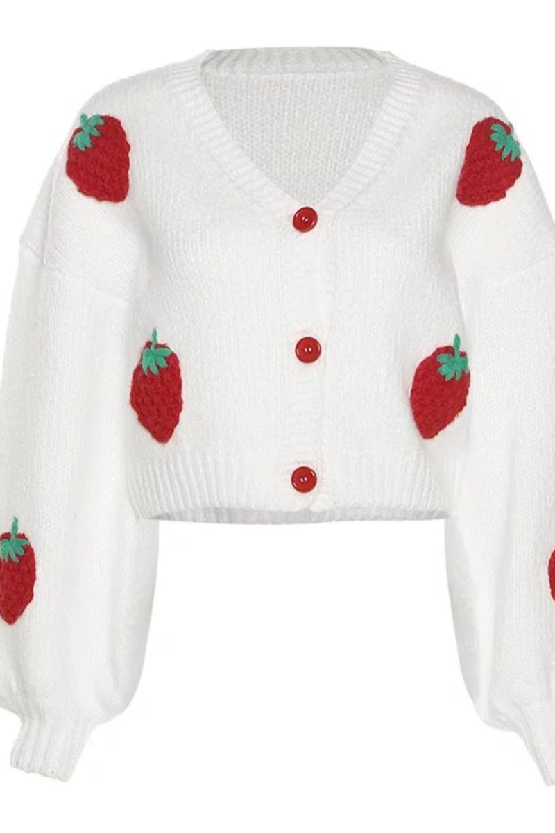 Beere | Strickjacke