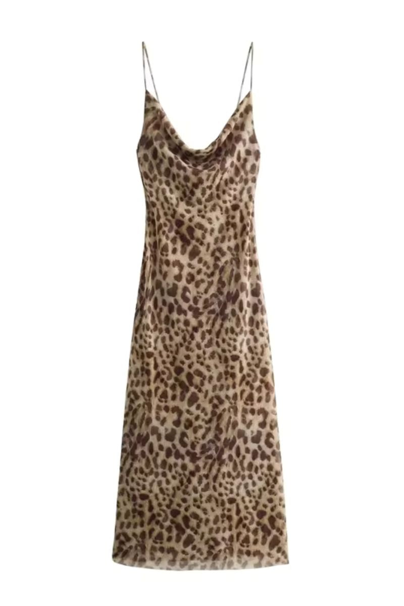 Porsha – Maxikleid – Leopardenmuster
