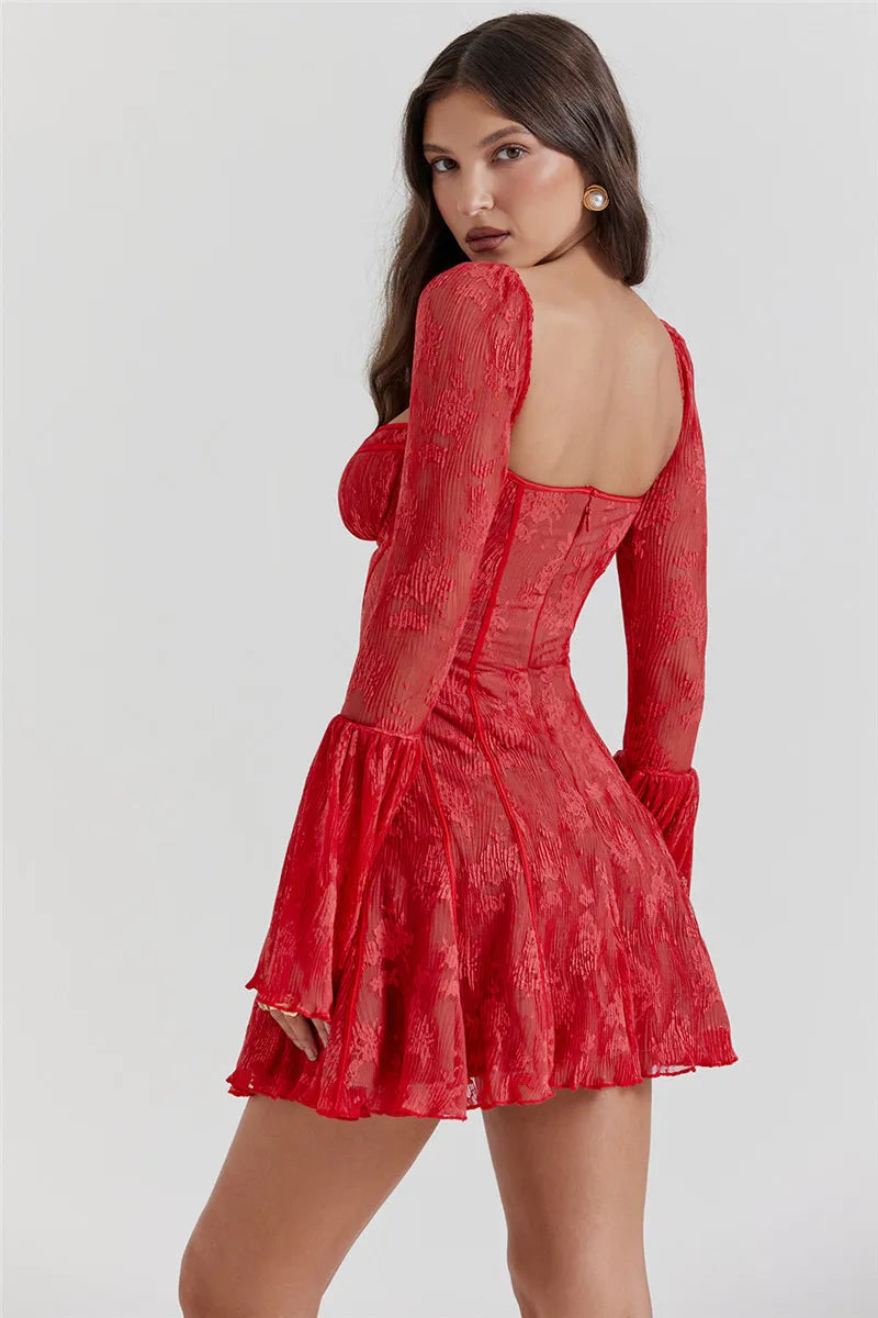 Rosiges Traumkleid