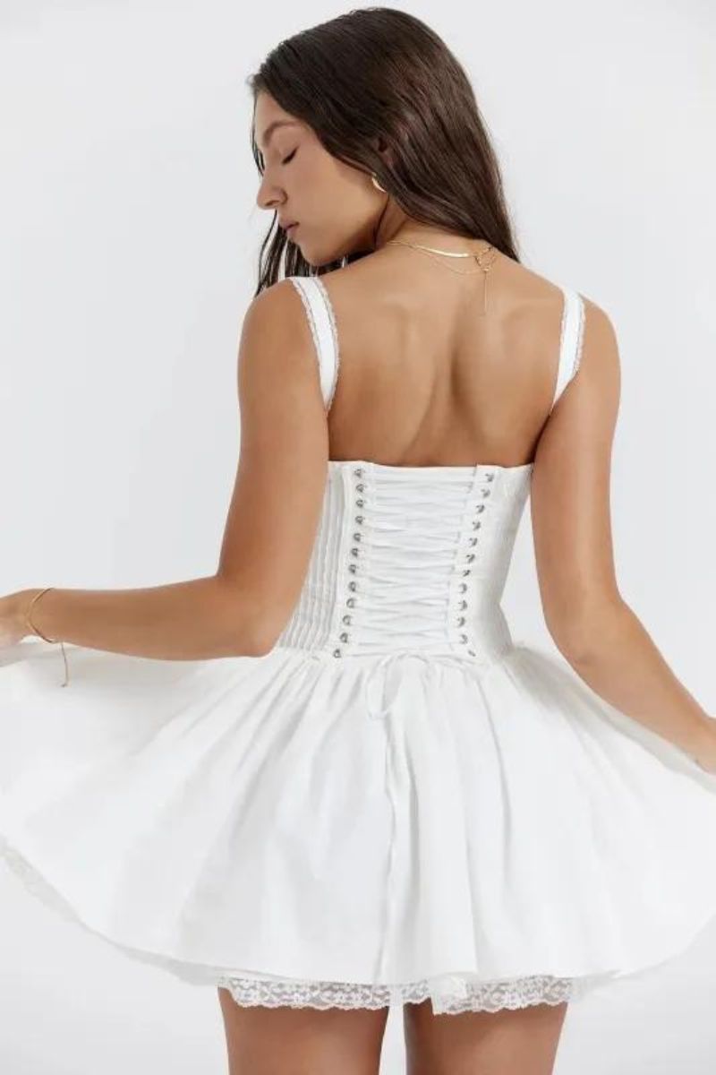AYLIN KORSETT-SPITZENKLEID