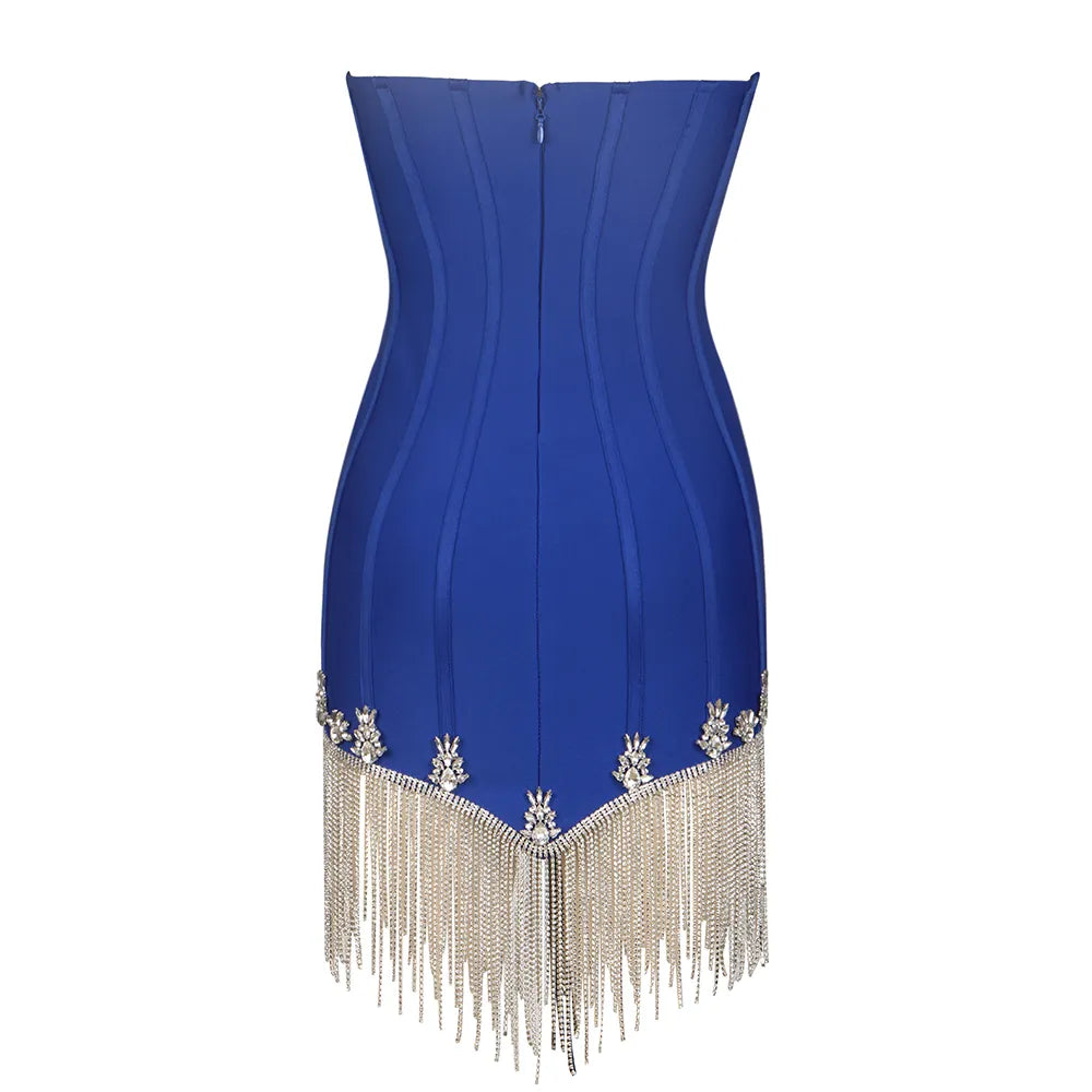 CANDY STRASS - Mini-Bandage-Kleid