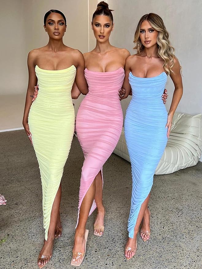 ELEGANTES NETZKLEID