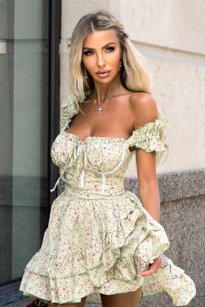 MOLINA BLUMENKLEID