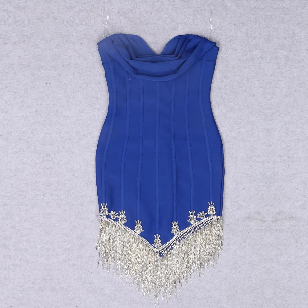 CANDY STRASS - Mini-Bandage-Kleid
