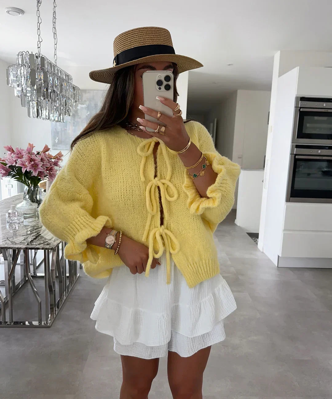 CARDIGAN MIT SCHLEIFE