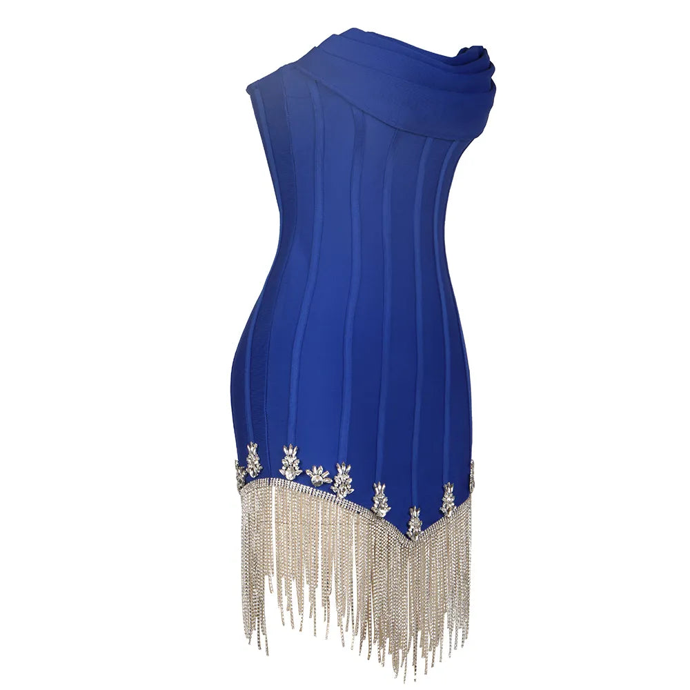 CANDY STRASS - Mini-Bandage-Kleid