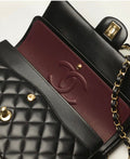 CC DOUBLE FLAP BAG