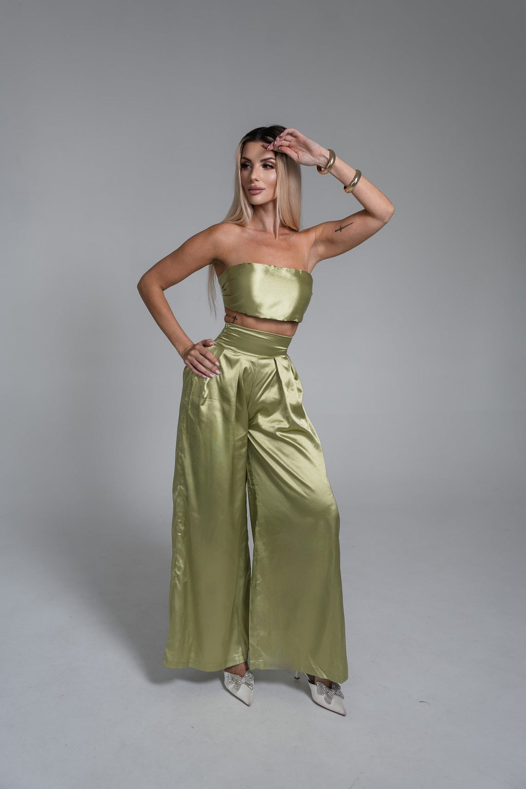RIA | ZWEITEILIGES SATIN-SET