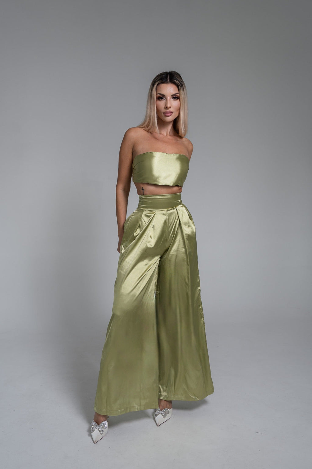 RIA | ZWEITEILIGES SATIN-SET