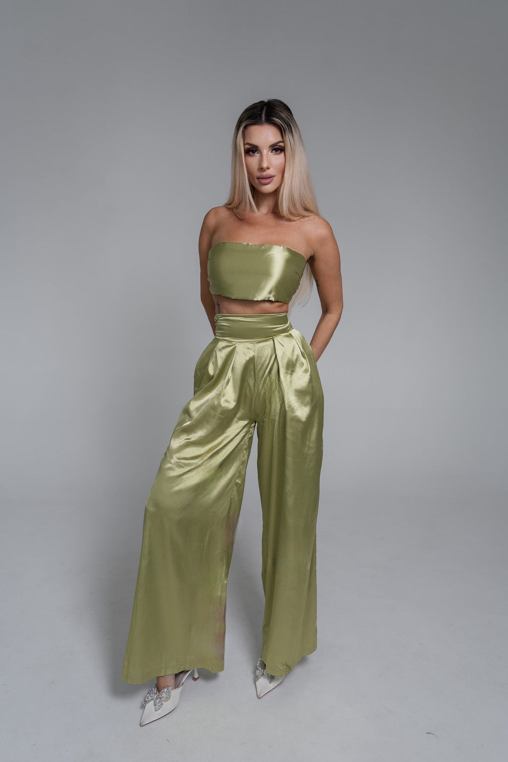 RIA | ZWEITEILIGES SATIN-SET