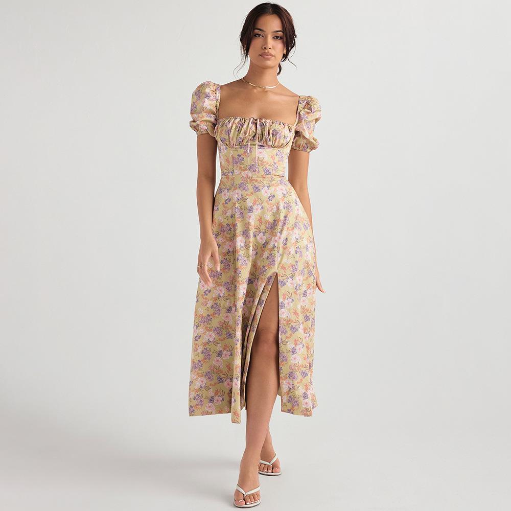 ROSY | SATIN KLEID VIOLETT