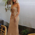 KIM | Neckholder-Kleid mit Schlitz