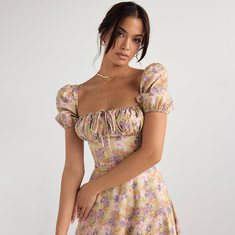 ROSY | SATIN KLEID VIOLETT