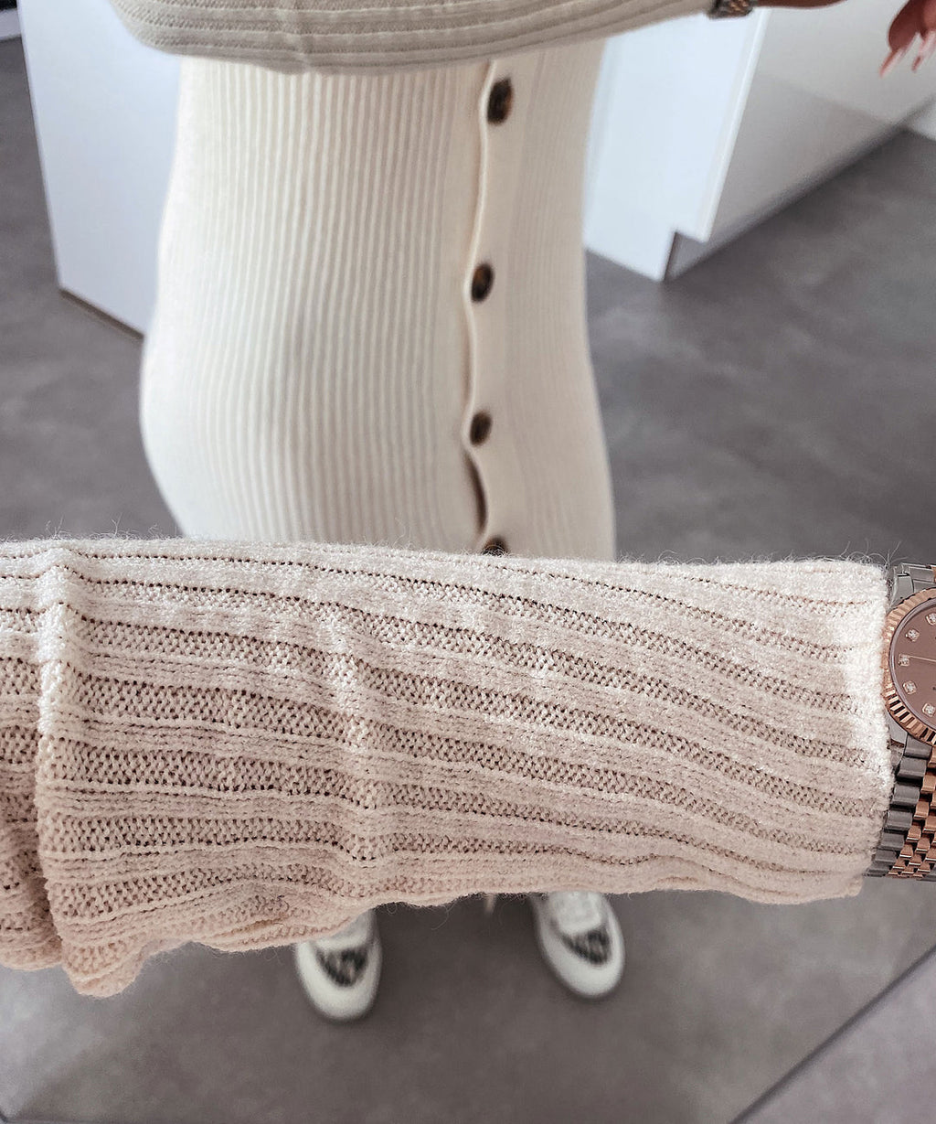 POLLY | STRICKKLEID BEIGE