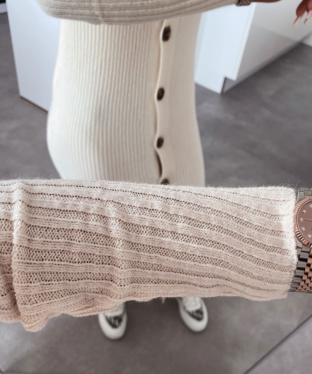 POLLY | STRICKKLEID BEIGE