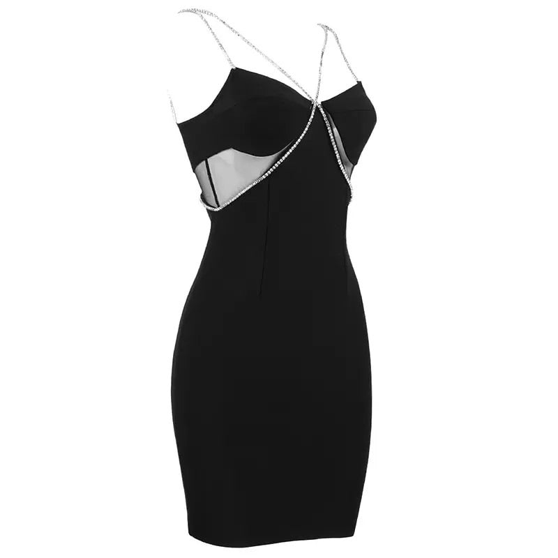 NANA | DIAMANTÉ BODYCON KLEID