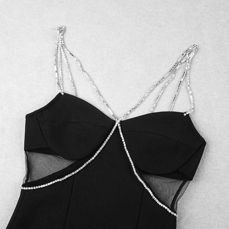 NANA | DIAMANTÉ BODYCON KLEID