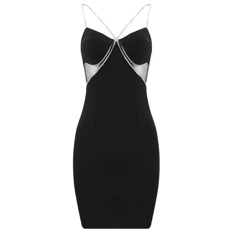 NANA | DIAMANTÉ BODYCON KLEID