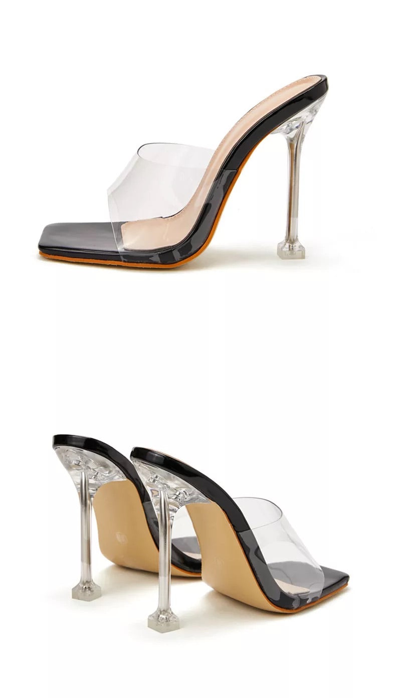 SCHNEEWITTCHEN TRANSPARENTE STILETTOS