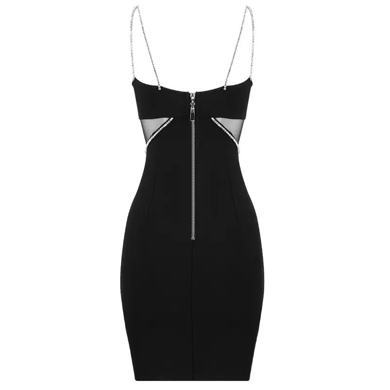 NANA | DIAMANTÉ BODYCON KLEID